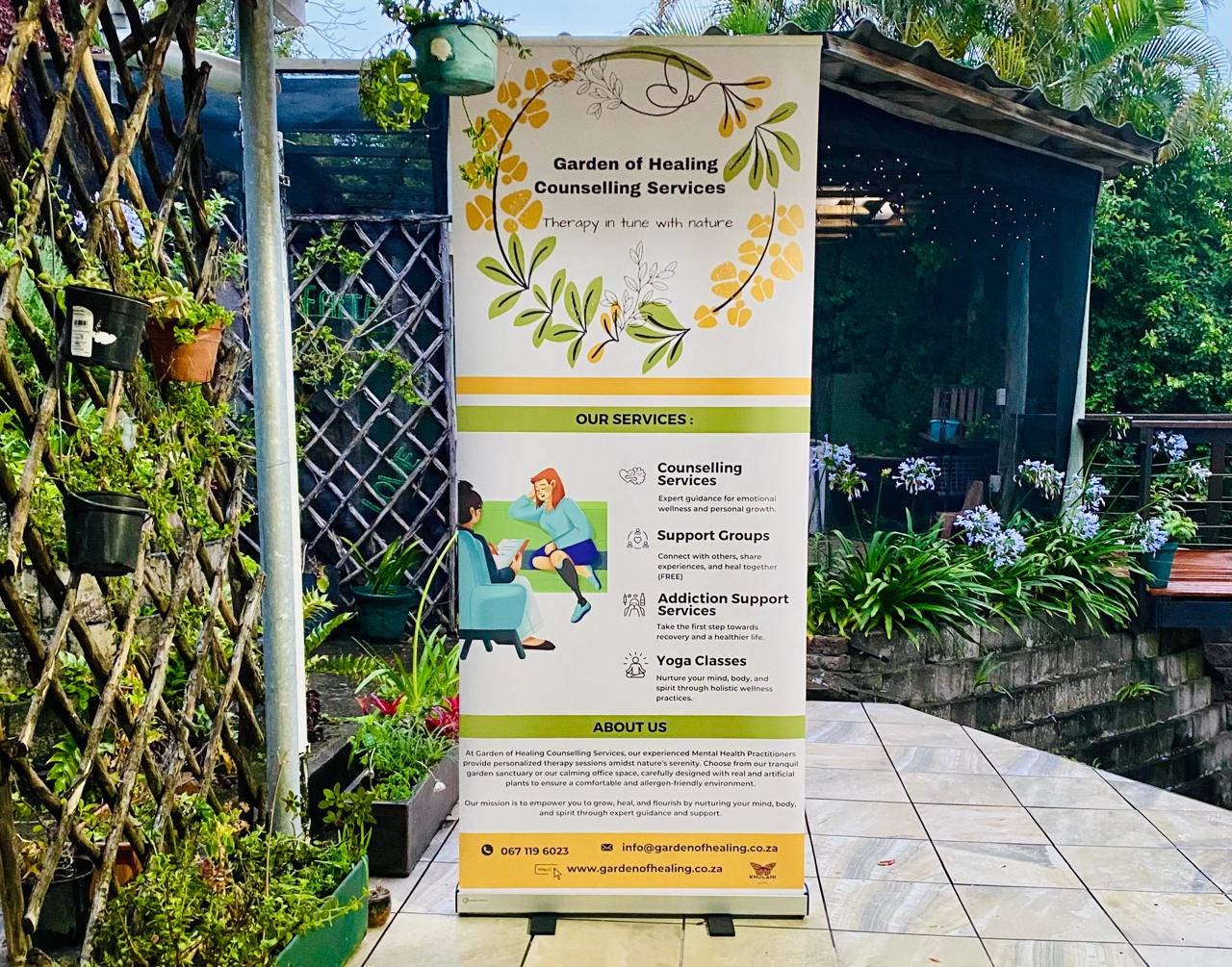 GoH - Banner in garden